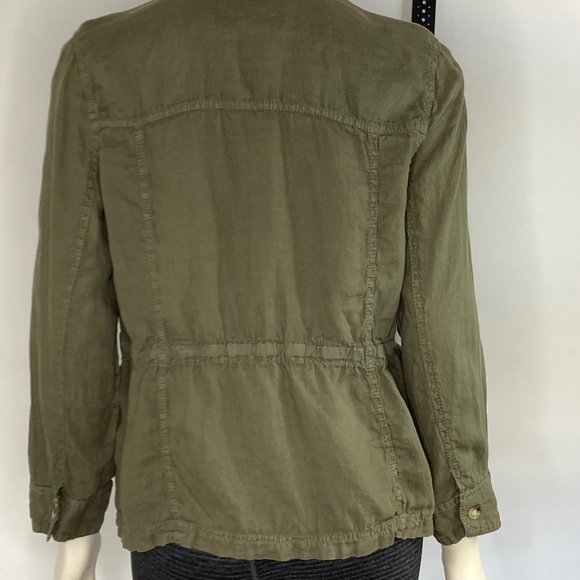 Caslon Linen Jacket Sz Large - Picture 4 of 7